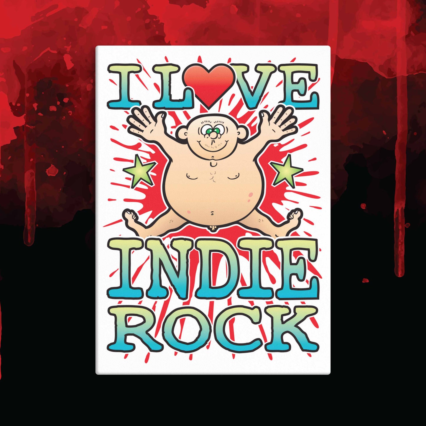 Indie Rock 51x71cm Canvas Print