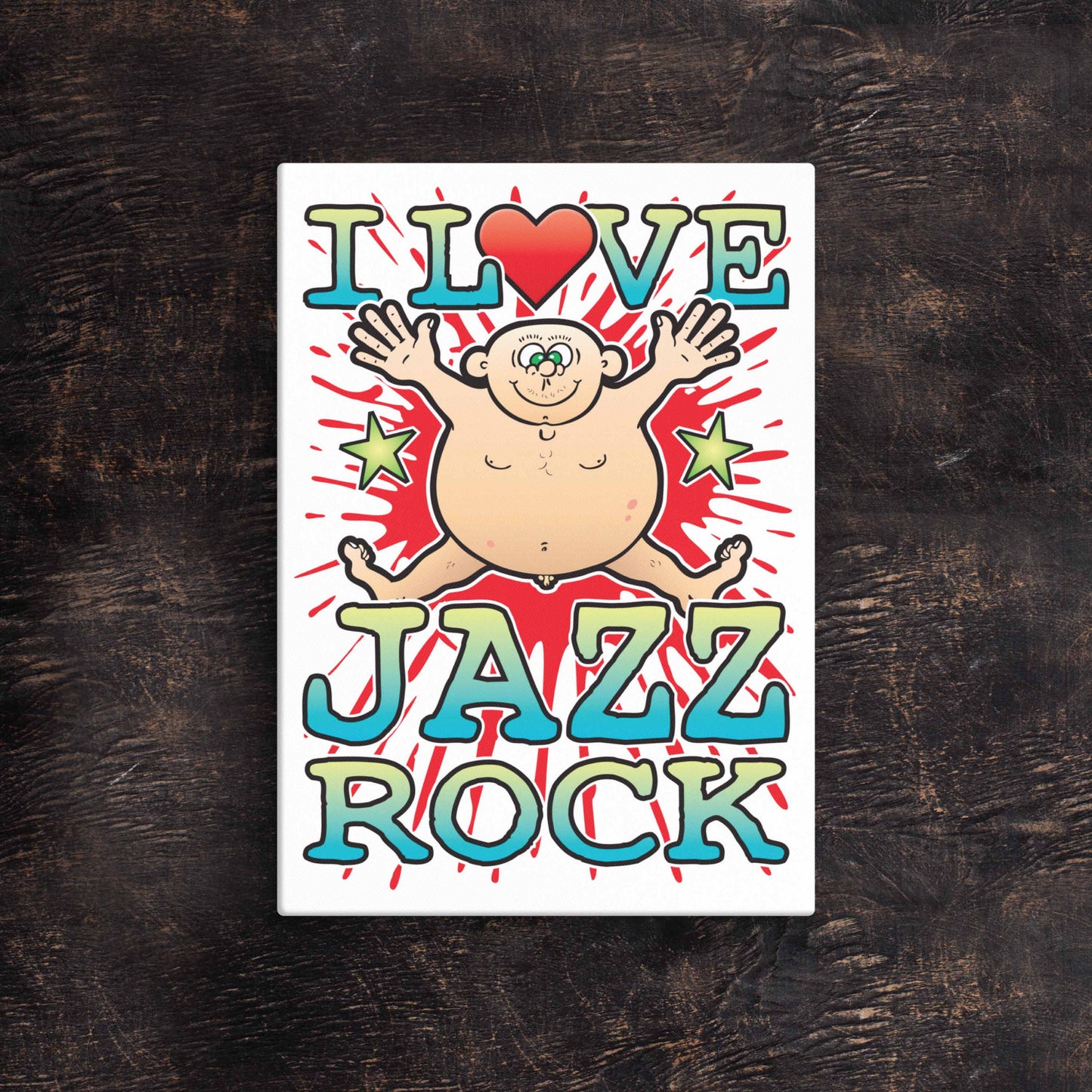 Jazz Rock 51x71cm Canvas Print