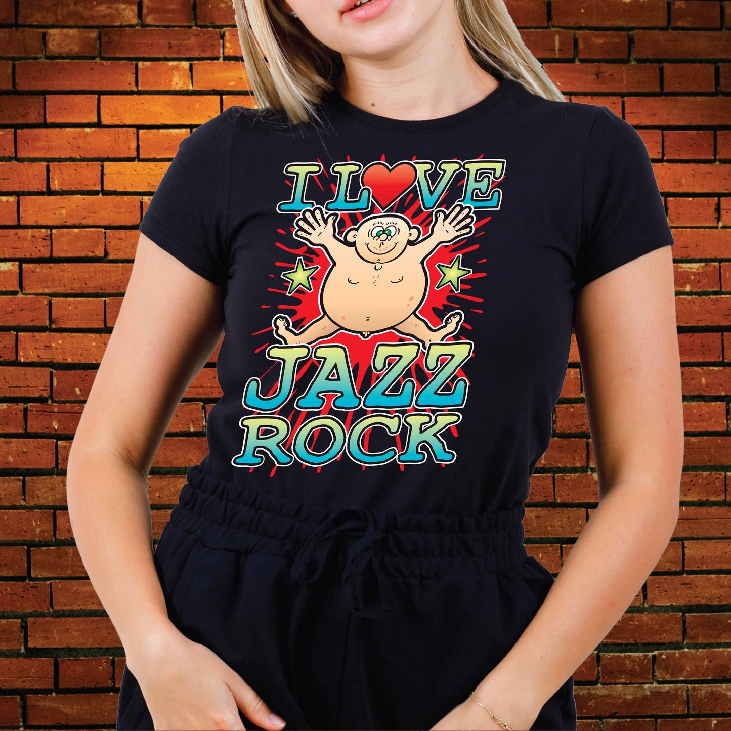 Jazz Rock Cotton Love Music T-Shirt