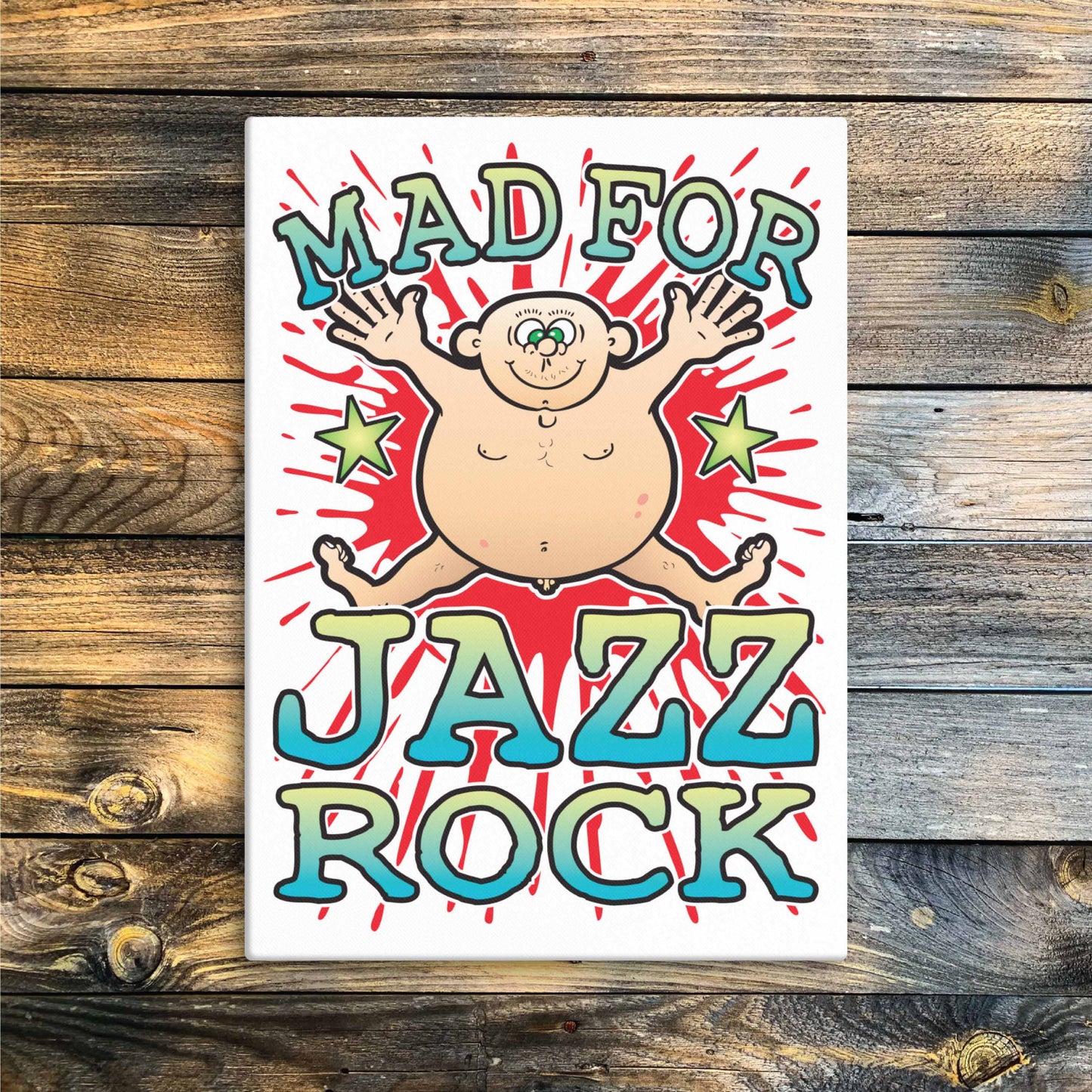 Jazz Rock Canvas Print 30x40cm