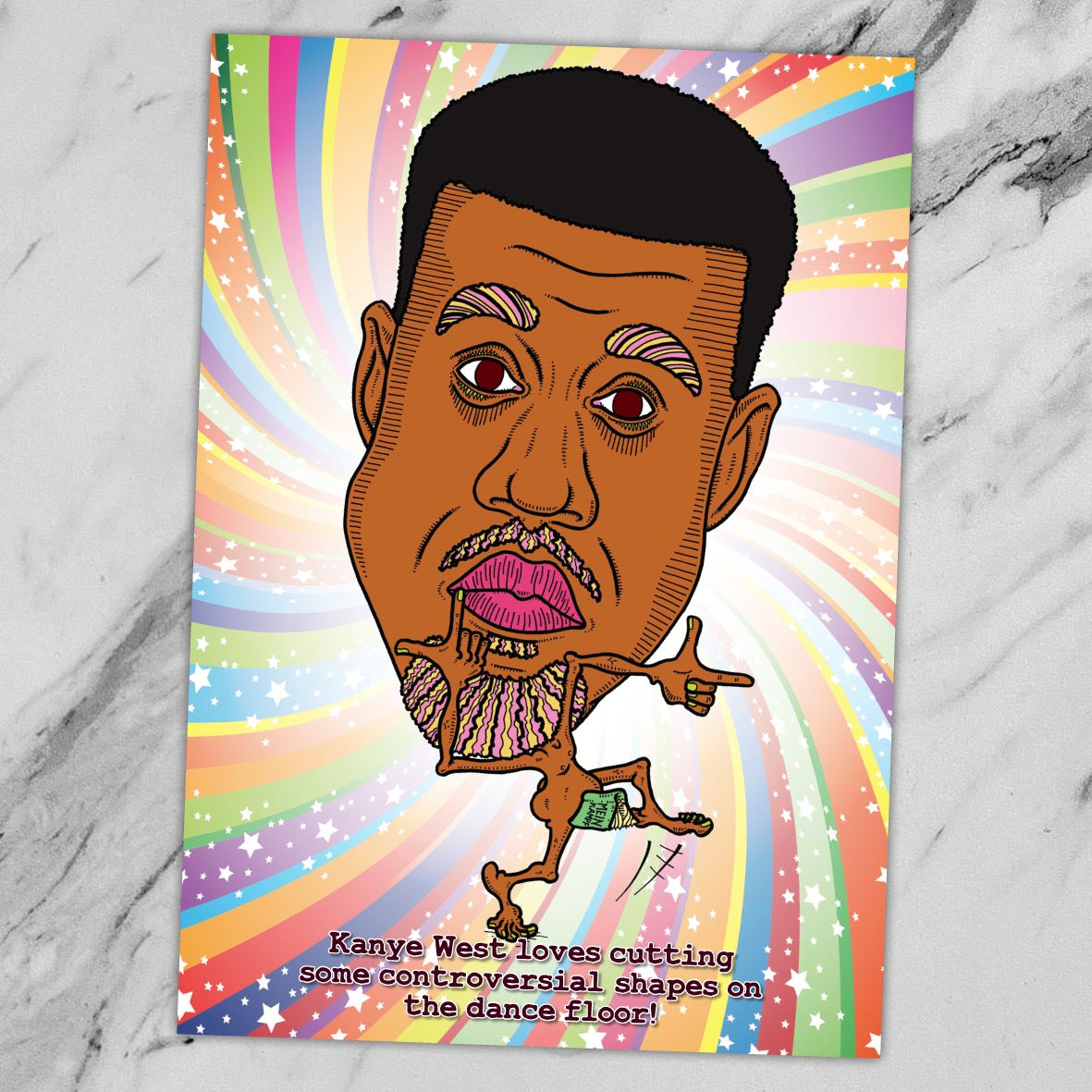 Kanye West Pop Art Print