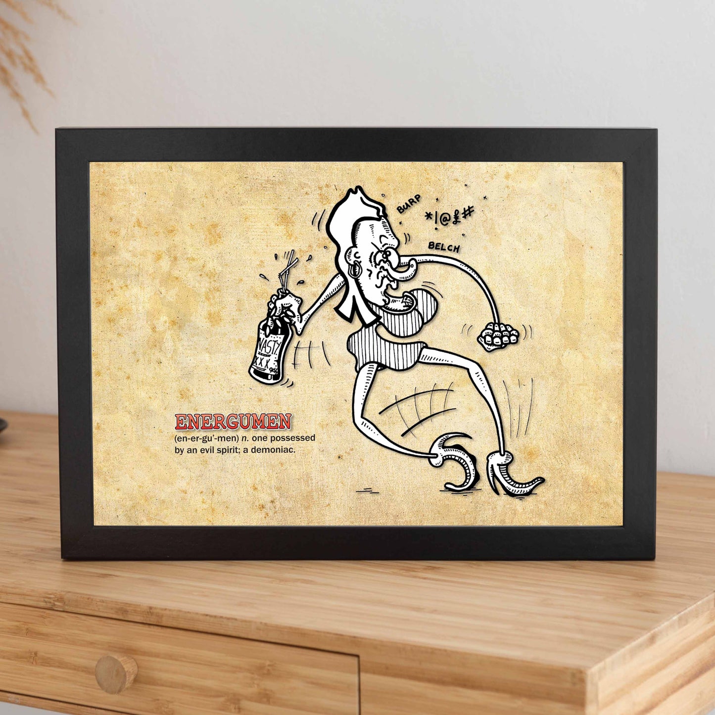 Energumen Cartoon Art Print