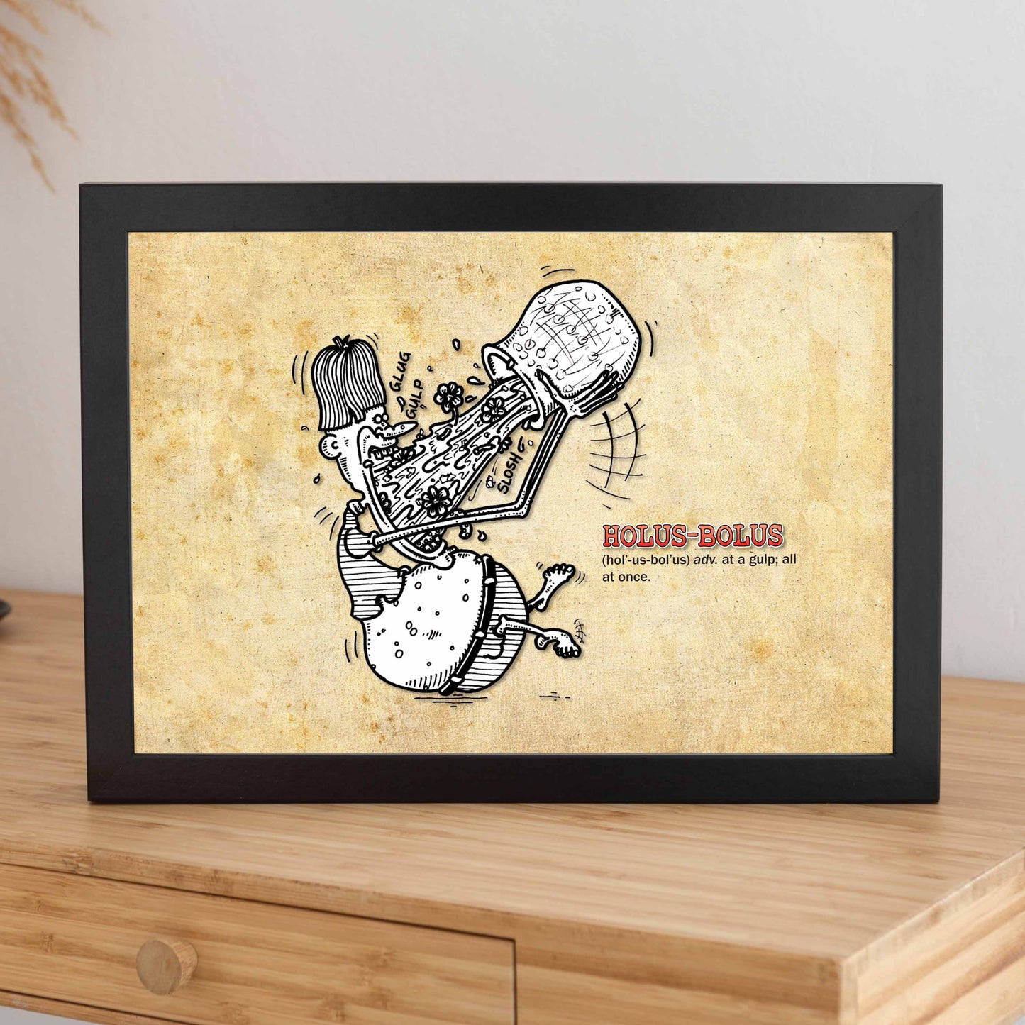 Holus-Bolus Cartoon Art Print
