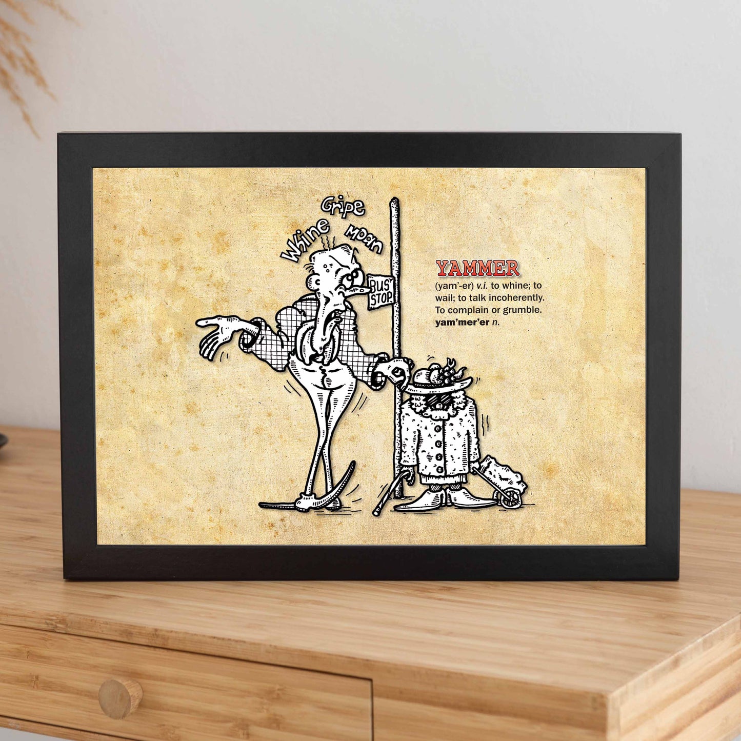Yammer Cartoon Art Print