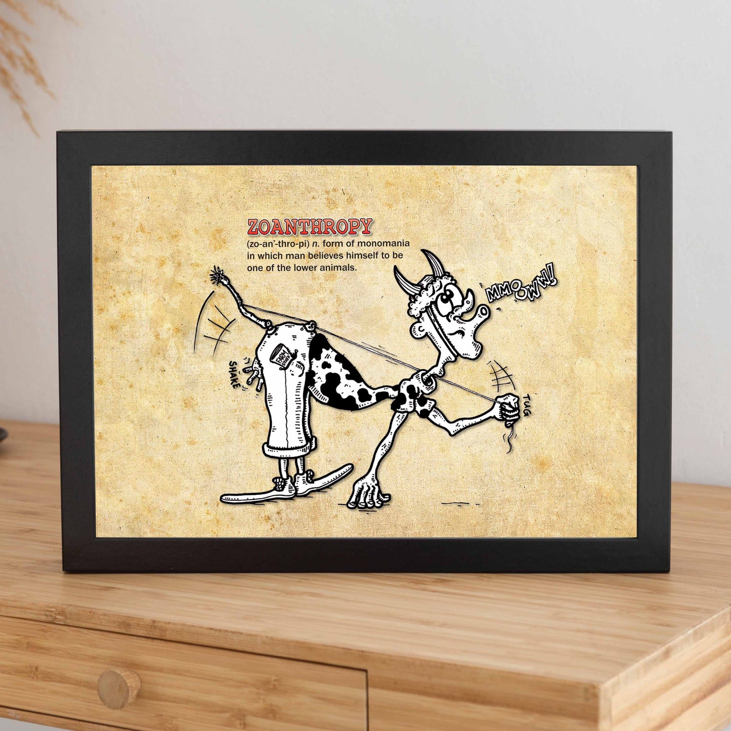 Zoanthropy Cartoon Art Print