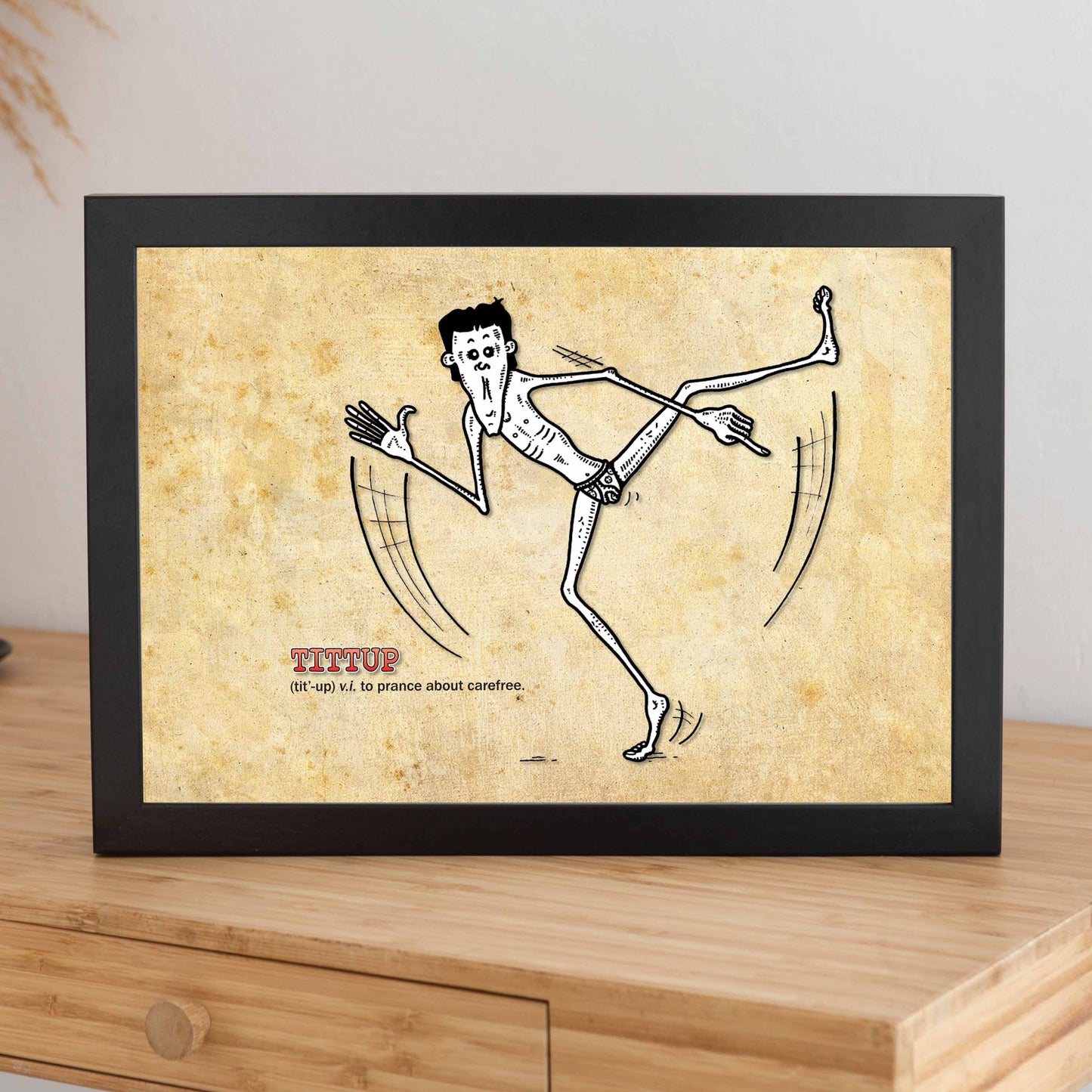 Tittup Cartoon Art Print