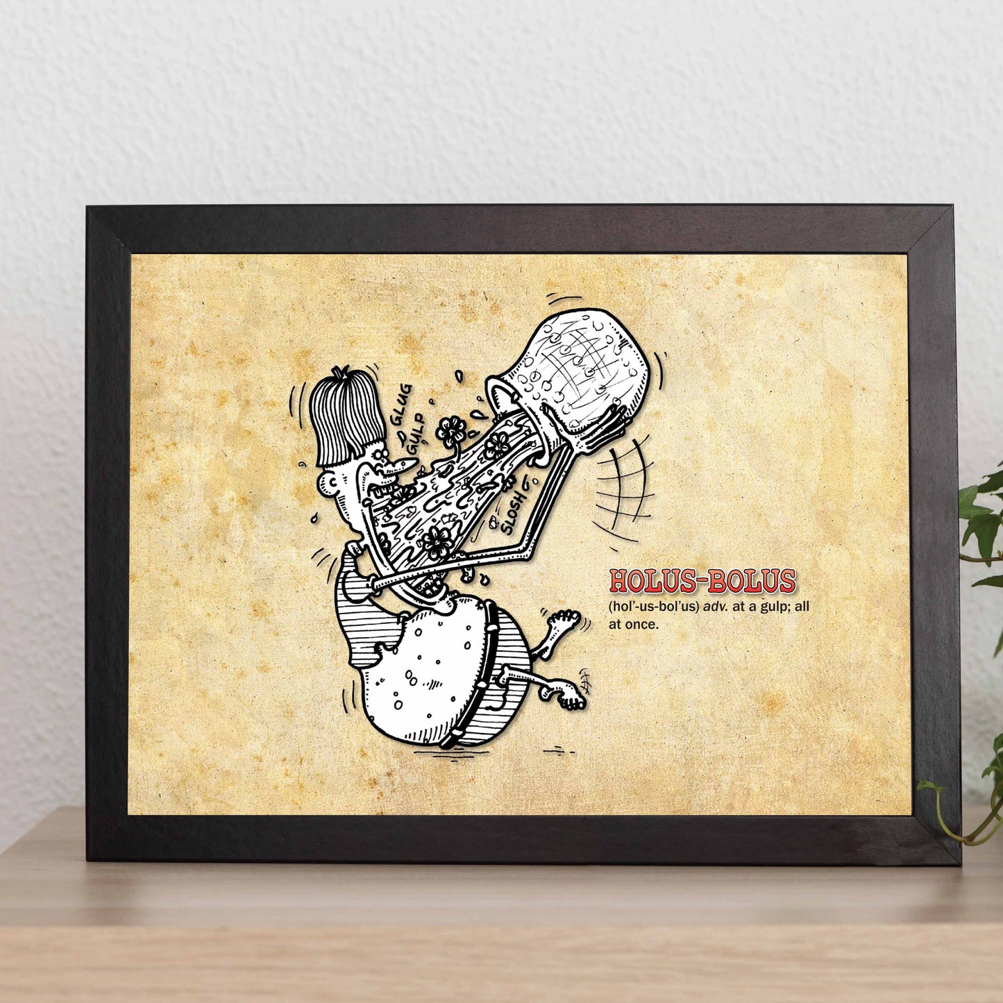 Holus-Bolus Cartoon Art Print