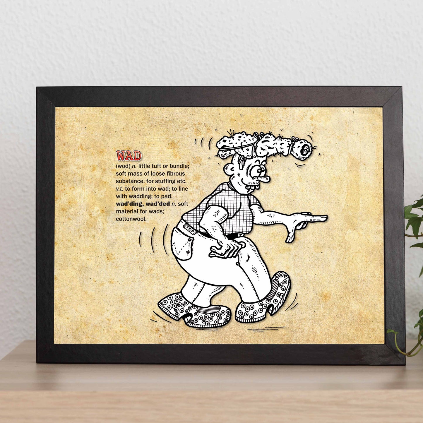 Wad Cartoon Art Print