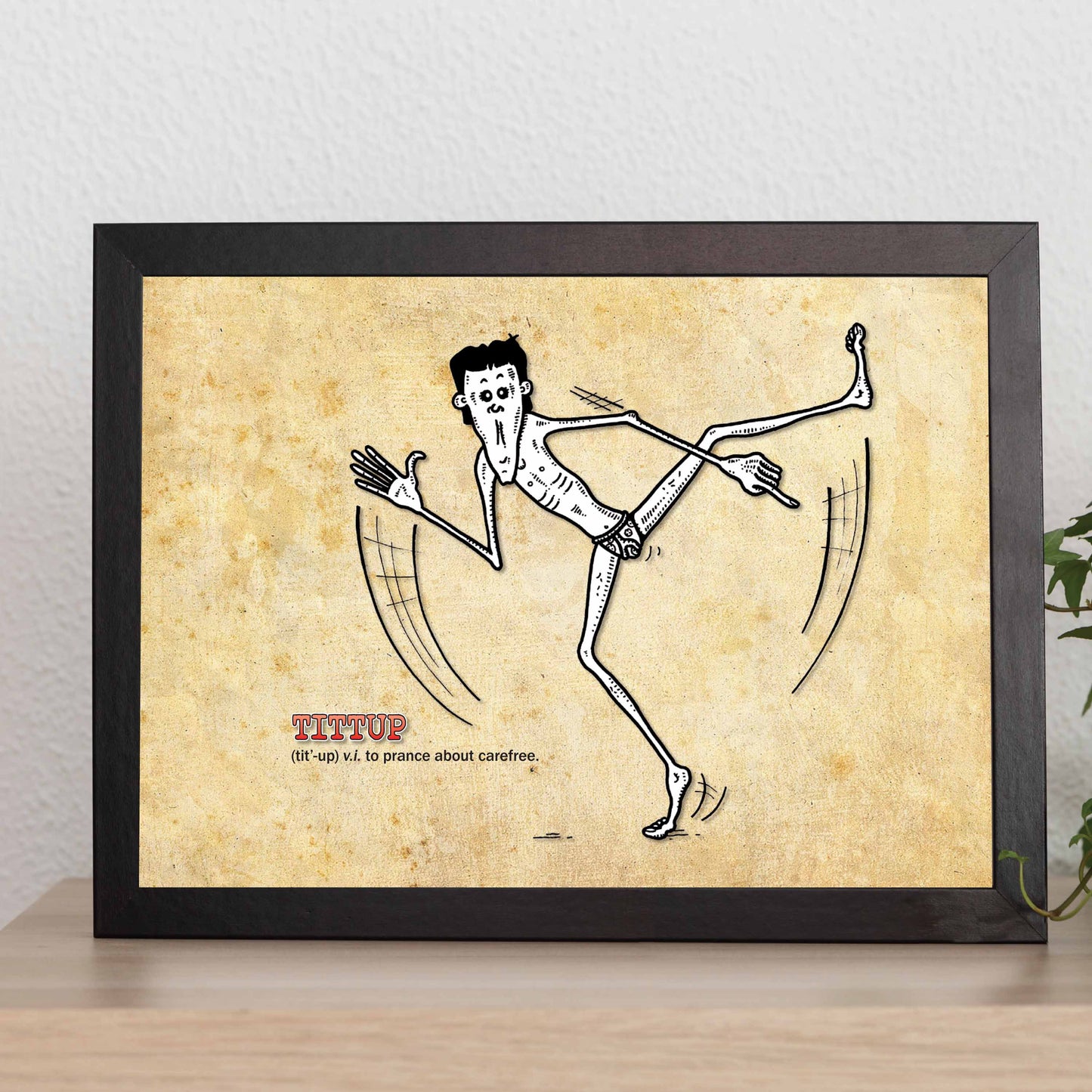 Tittup Cartoon Art Print