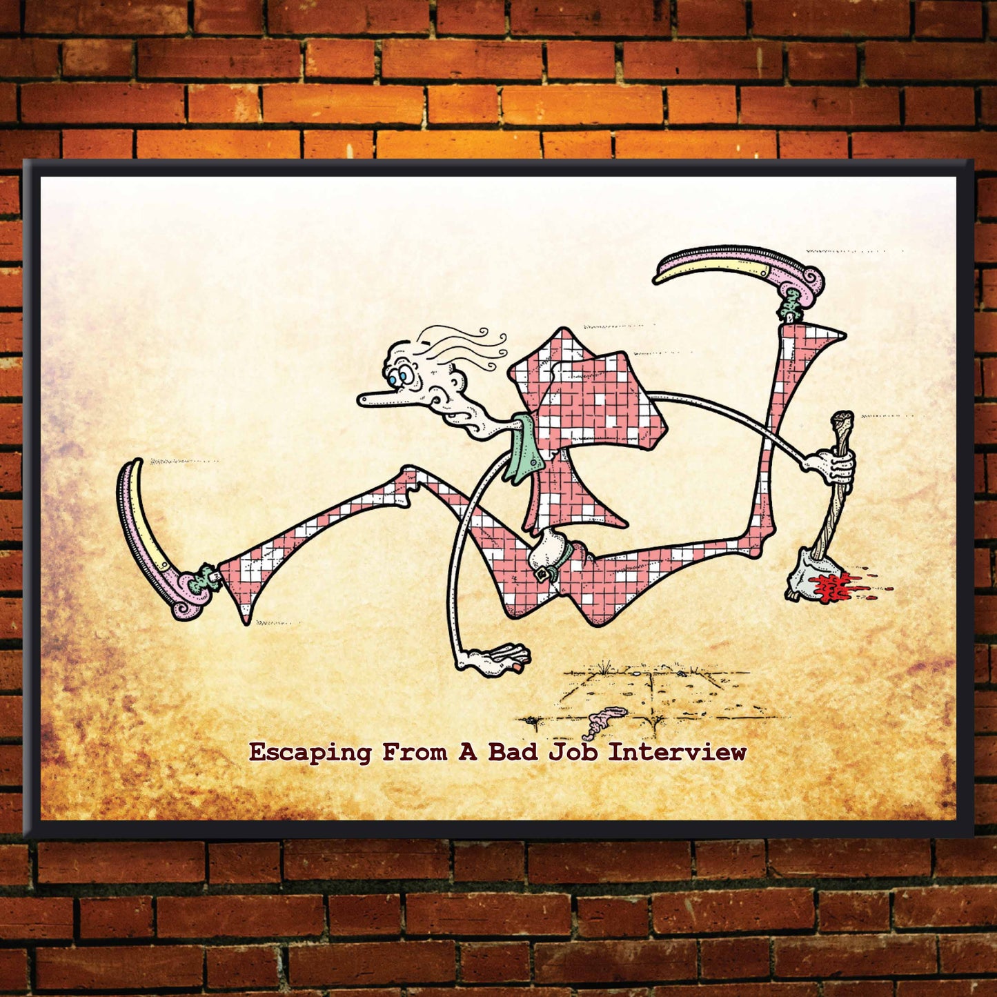 Bad Job Interview Art Print