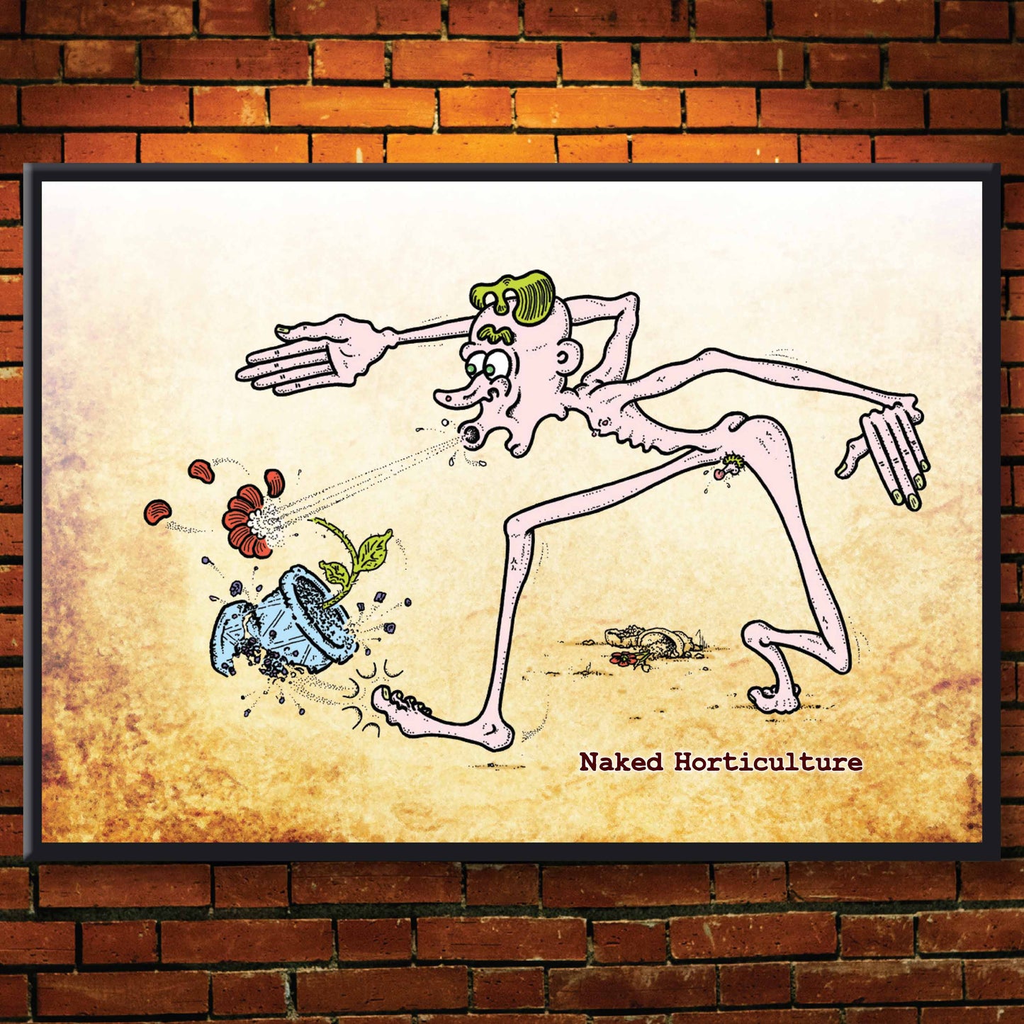 Naked Horticulture Art Print