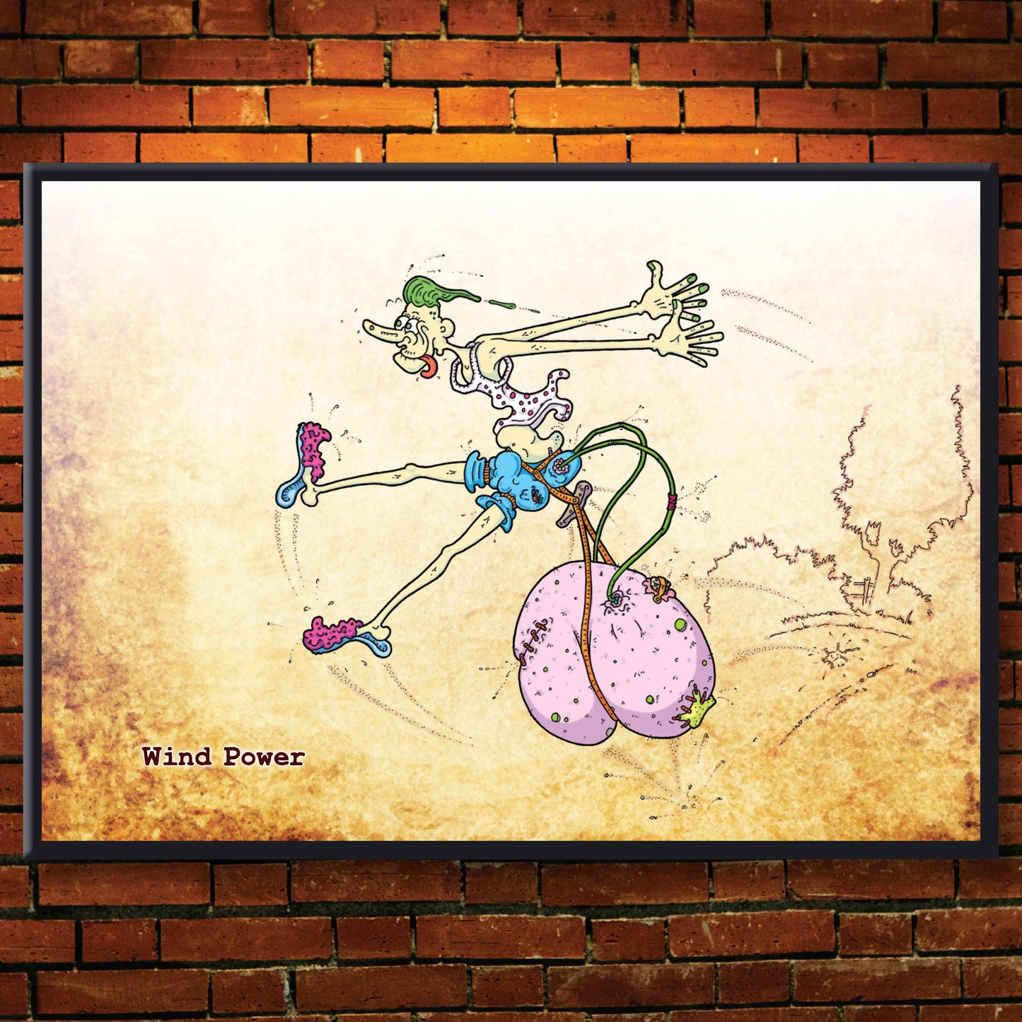 Wind Power Art Print