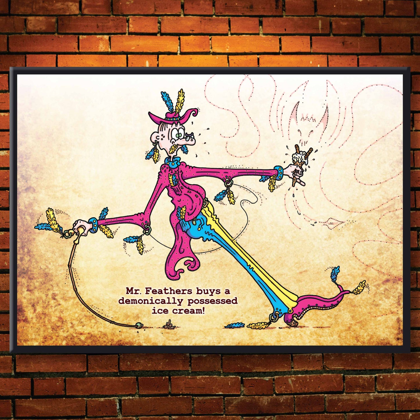 Mr. Feathers Art Print