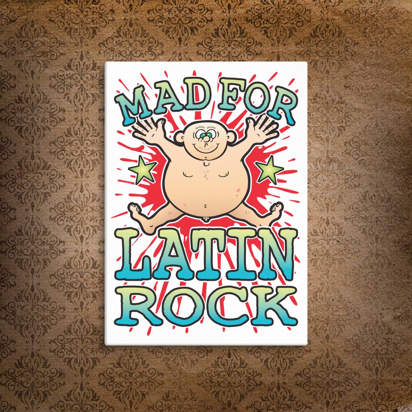 Latin Rock Canvas Print 30x40cm