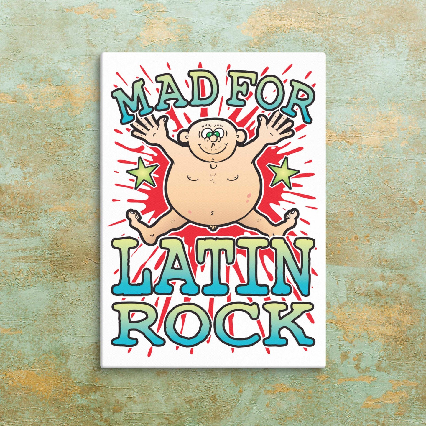 Latin Rock Canvas Print 30x40cm
