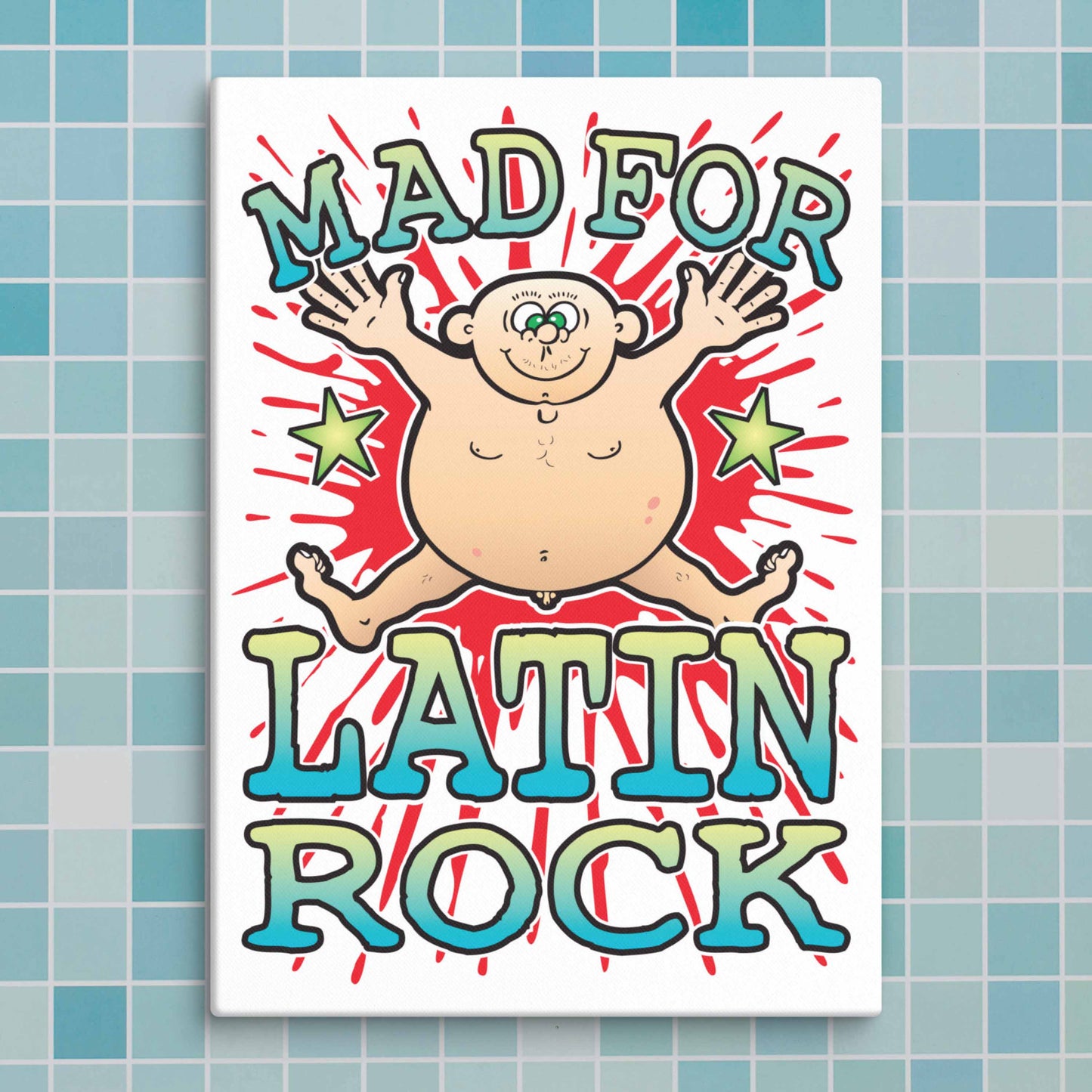 Latin Rock Canvas Print 30x40cm