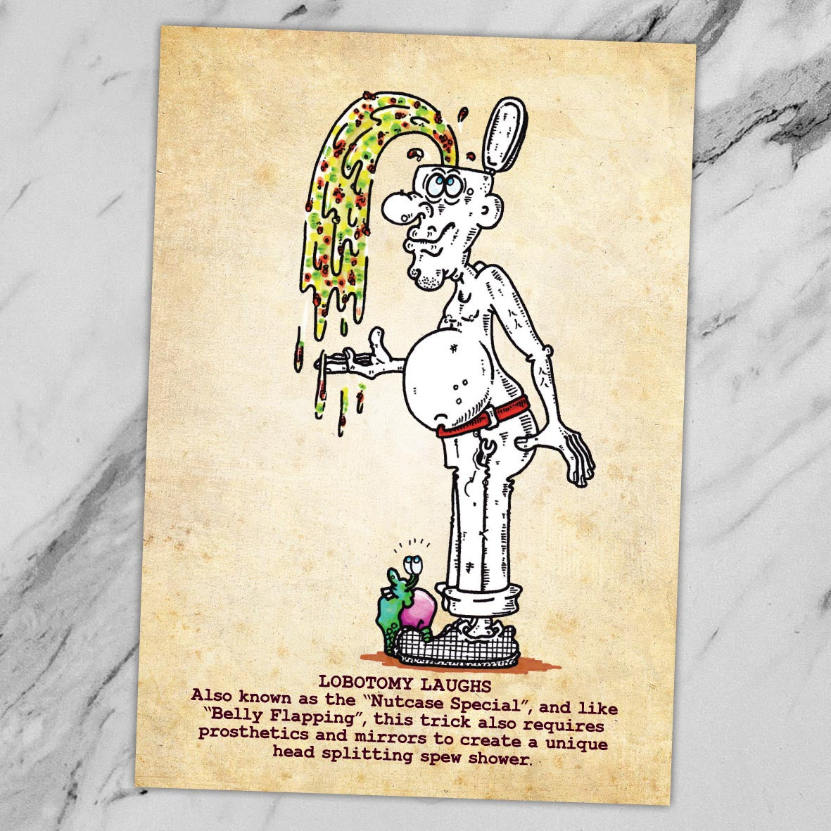 Lobotomy Laughs Art Print