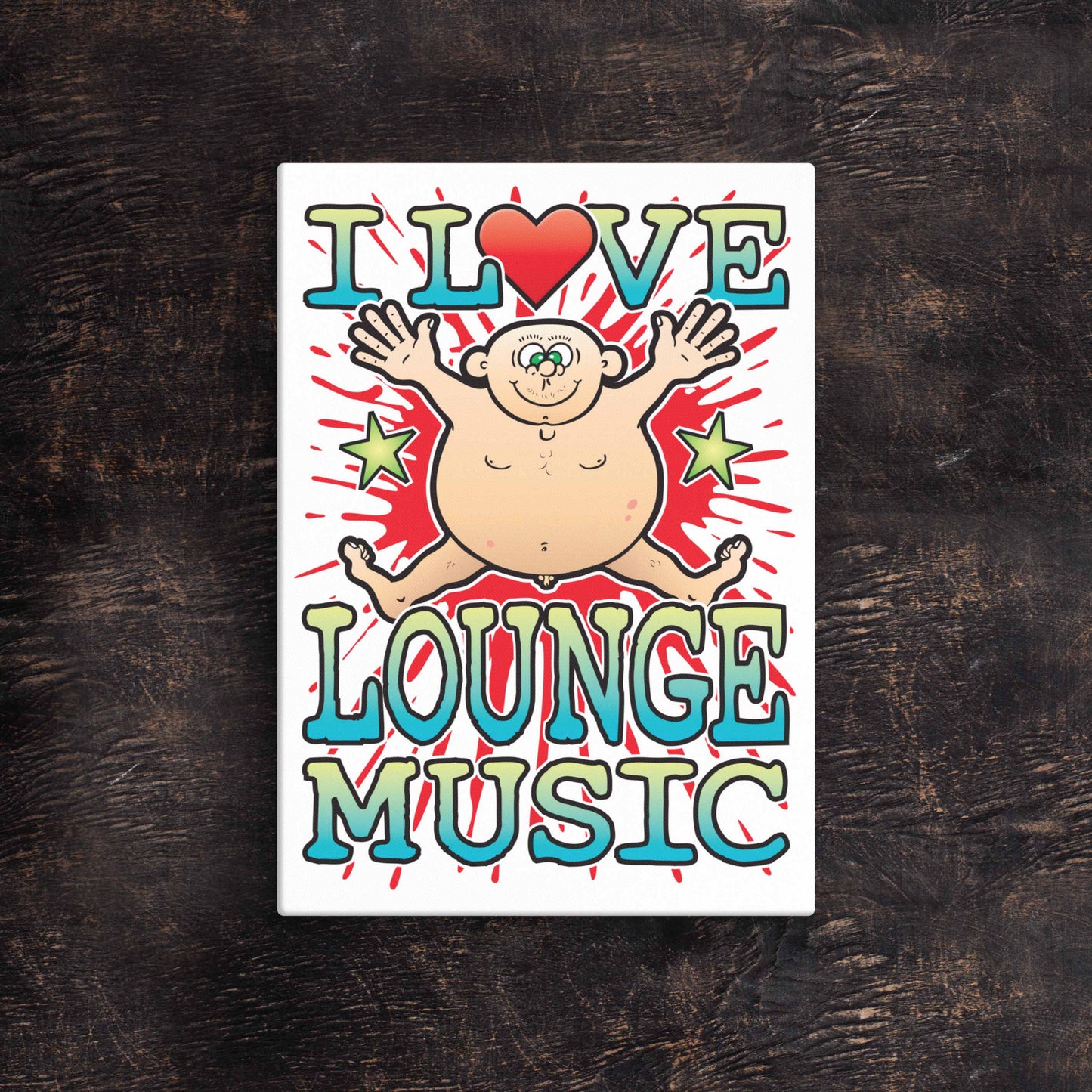 Lounge Music 51x71cm Canvas Print