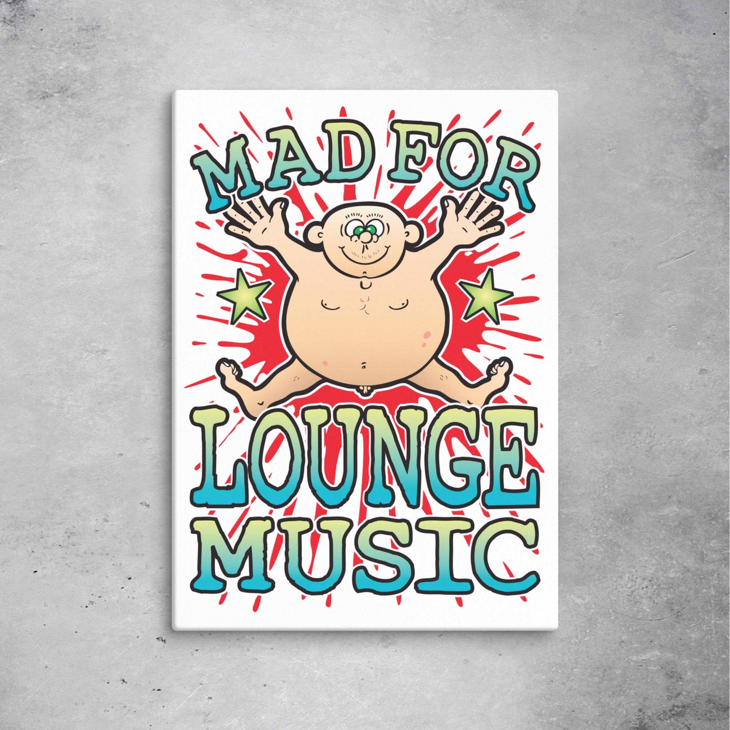Lounge Music Canvas Print 51x71cm