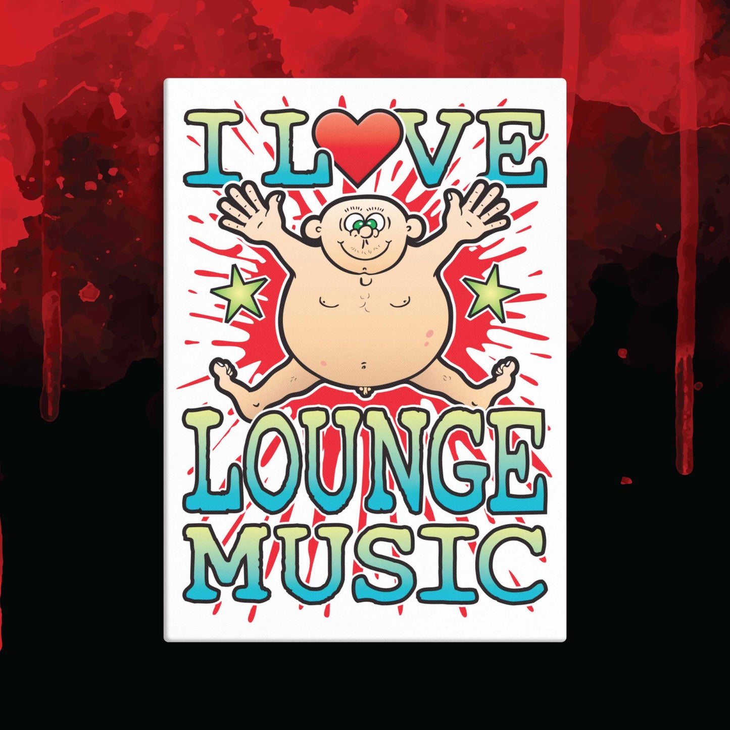 Lounge Music 51x71cm Canvas Print