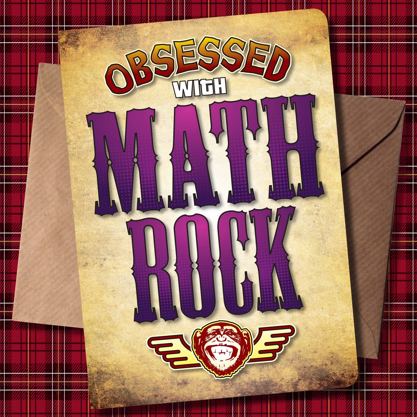 Math Rock - Obsessed Art Poster + Birthday / Greetings Card