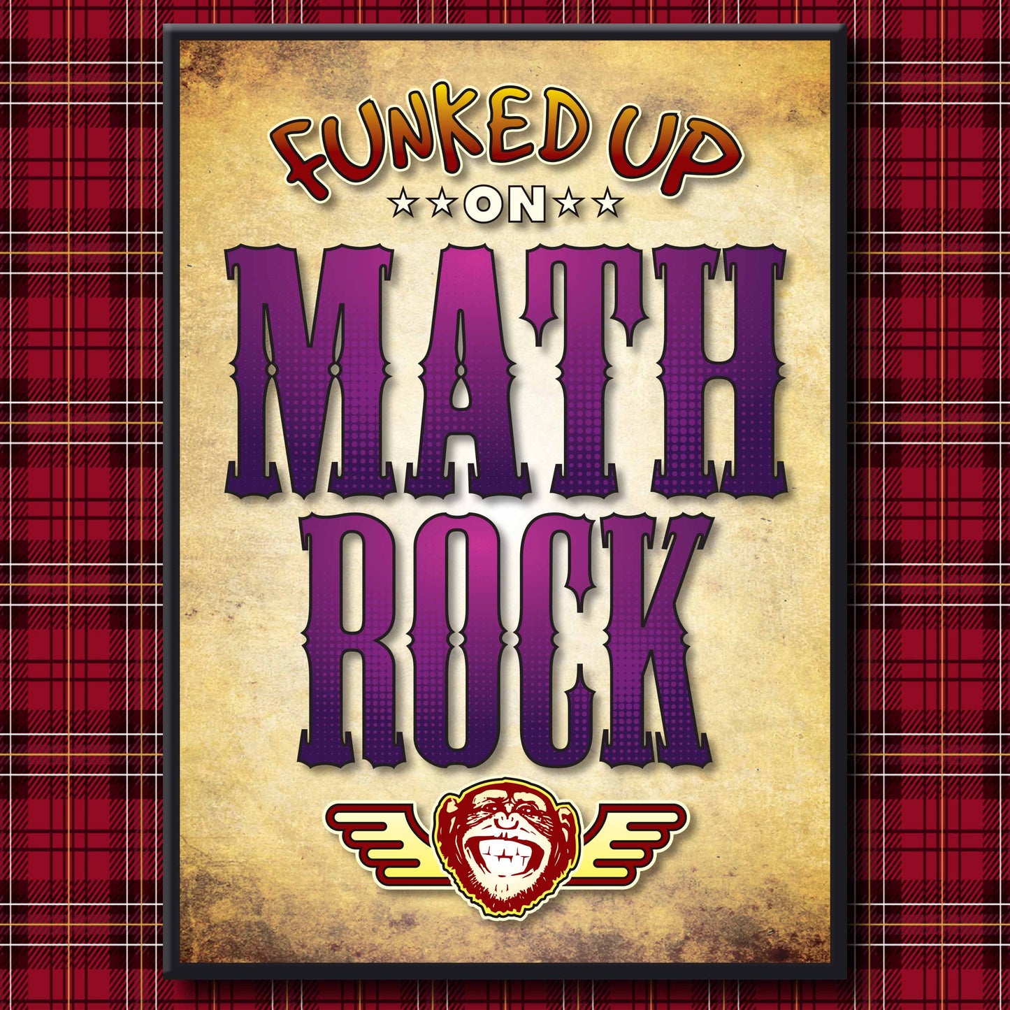 Math Rock Art Print / Poster / Birthday Card / Greetings Card