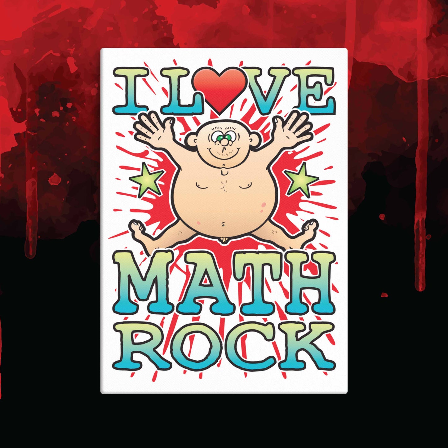 Math Rock 51x71cm Canvas Print
