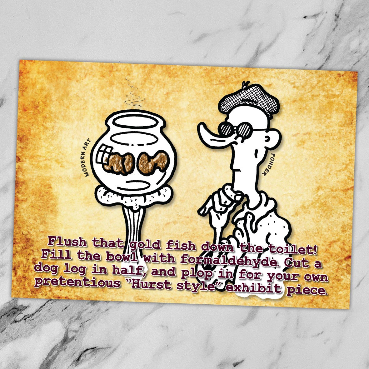 Modern Art Cartoon Art Print