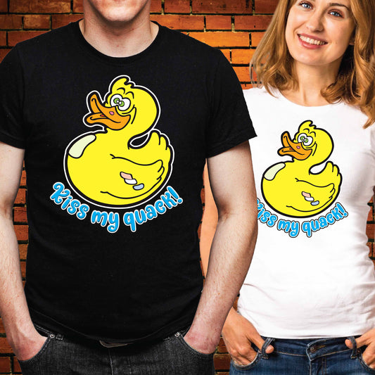 Mr Duck Funny Slogan Cotton T-Shirt