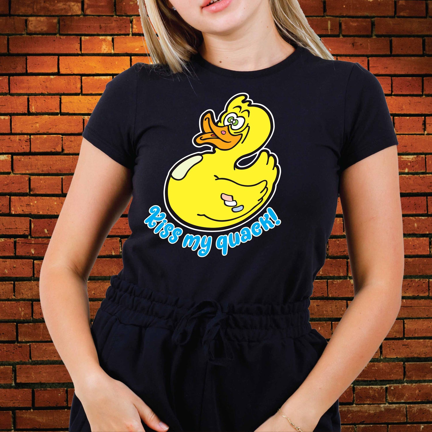 Mr Duck Funny Slogan Cotton T-Shirt