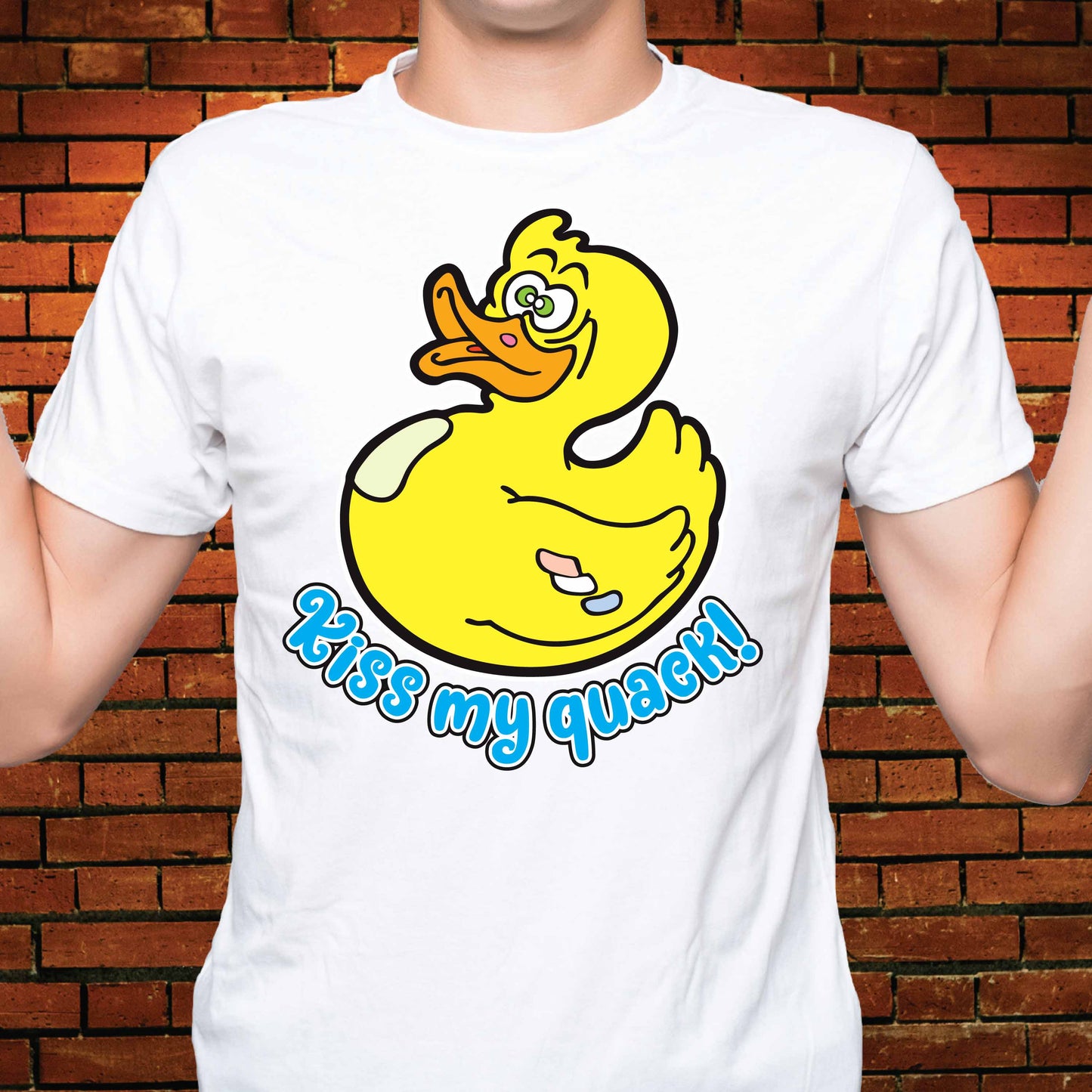 Mr Duck Funny Slogan Cotton T-Shirt