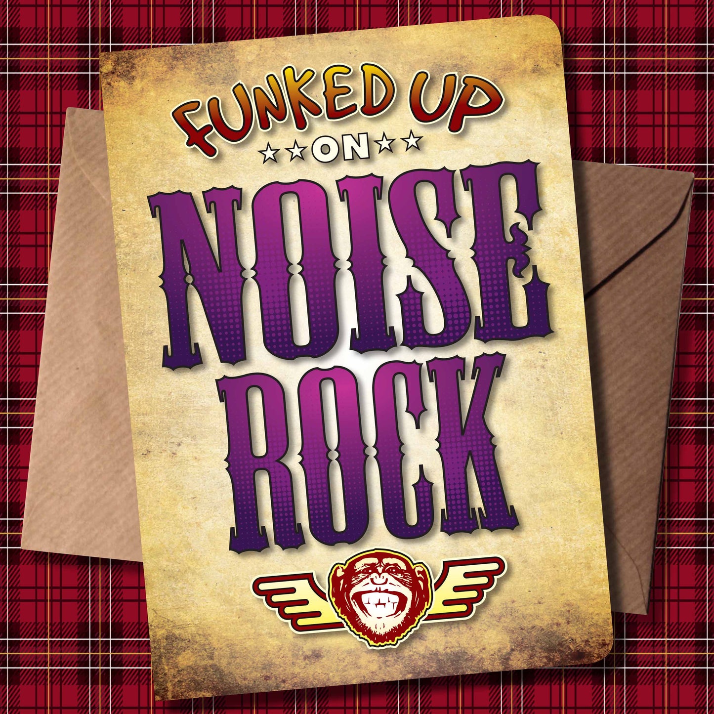 Noise Rock Art Print / Poster / Birthday Card / Greetings Card