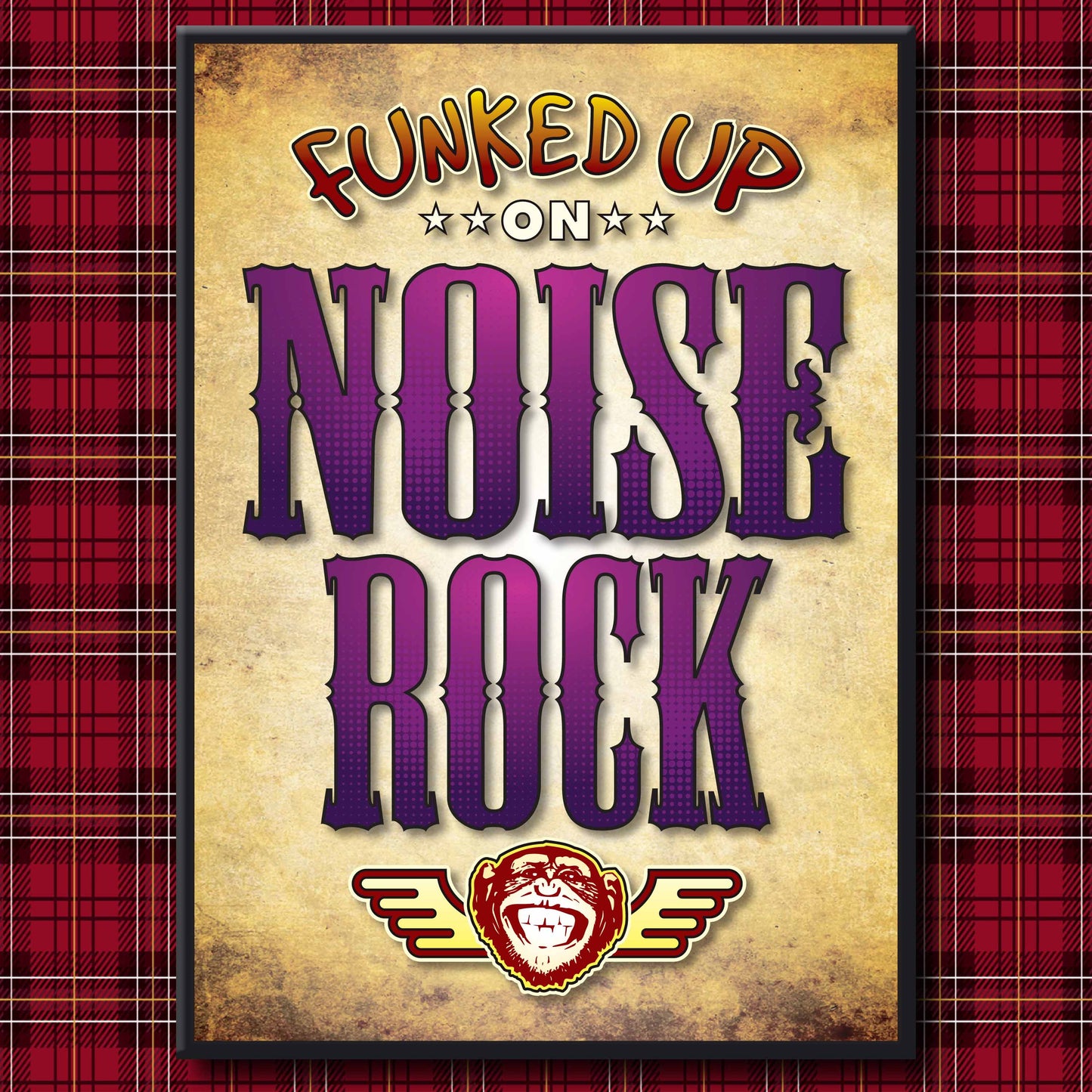 Noise Rock Art Print / Poster / Birthday Card / Greetings Card