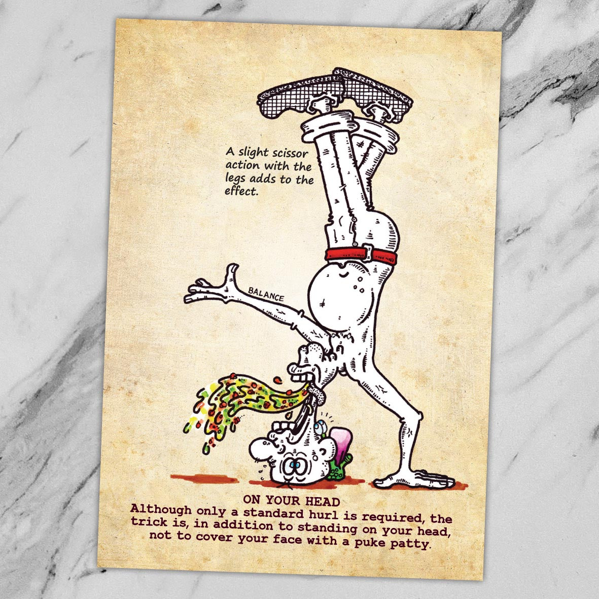 On Your Head Art Print