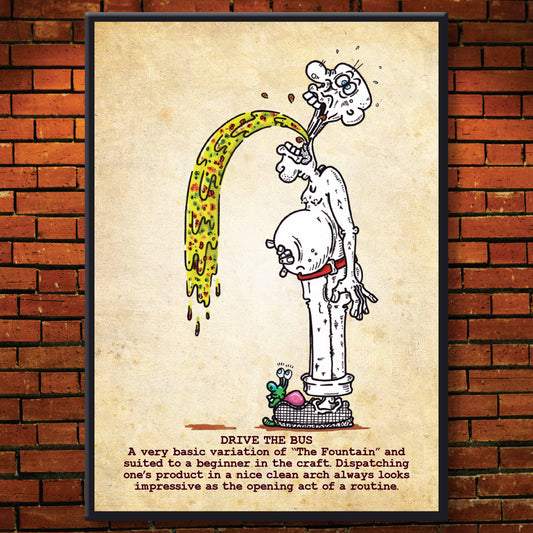 Drive The Bus Art Print