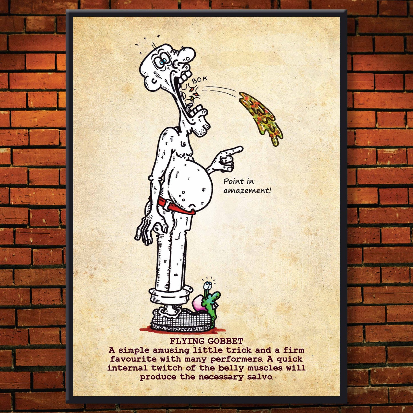 Flying Gobbet Art Print