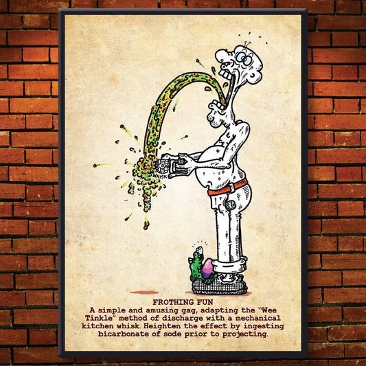 Frothing Fun Art Print