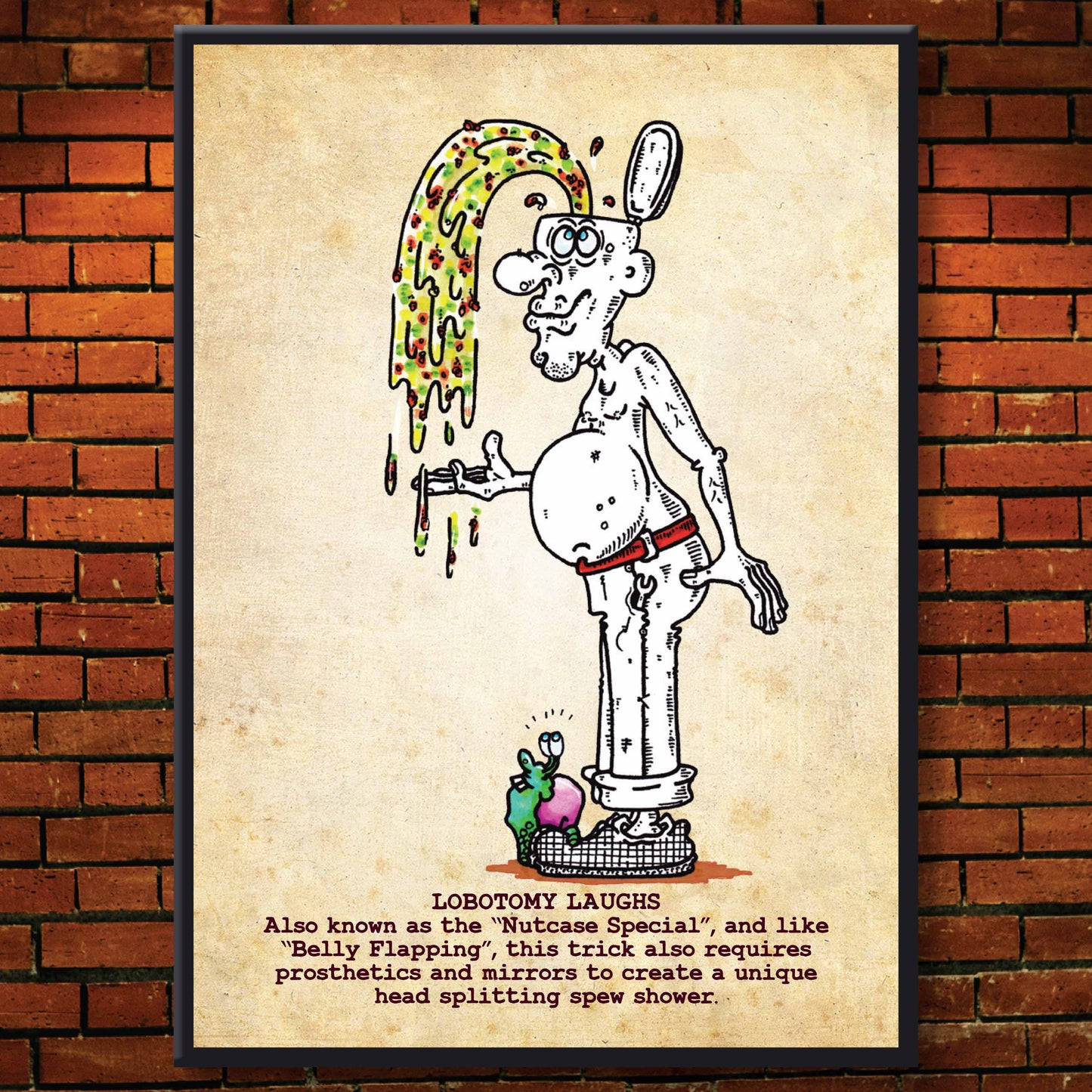 Lobotomy Laughs Art Print