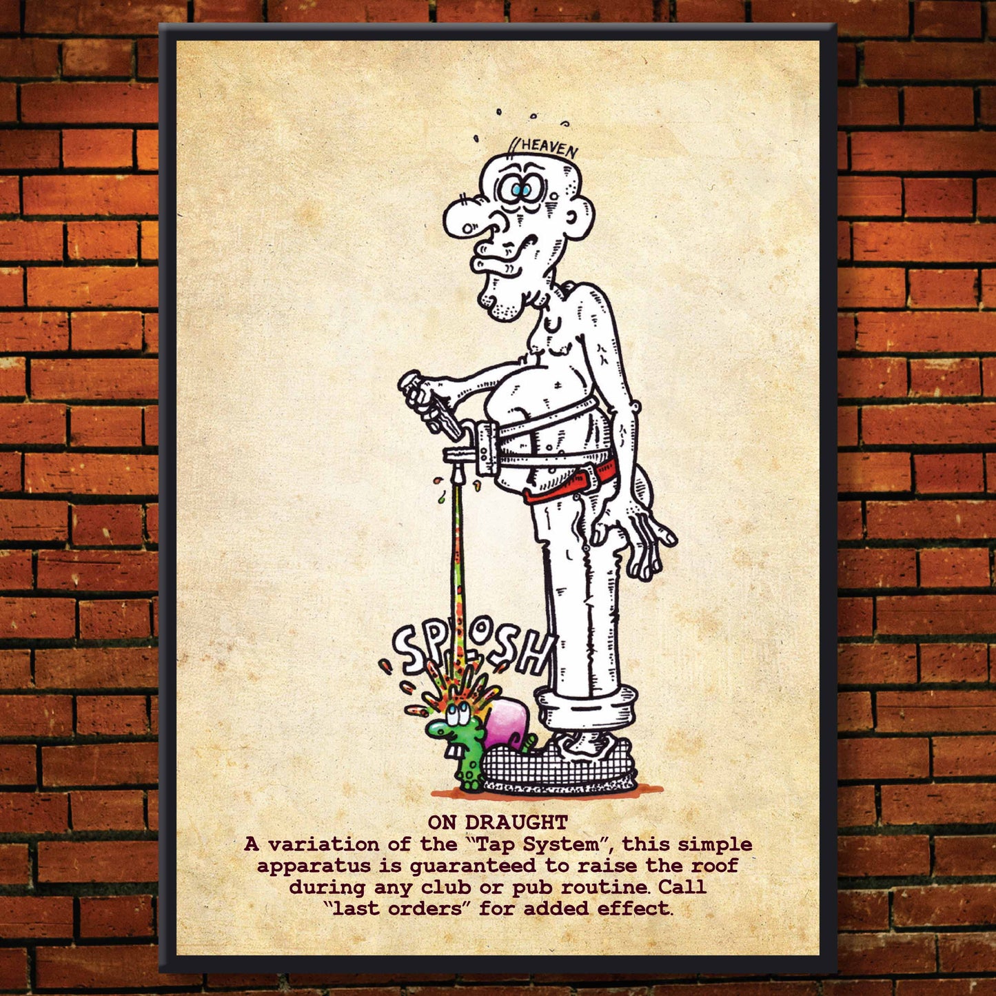 On Draught Art Print