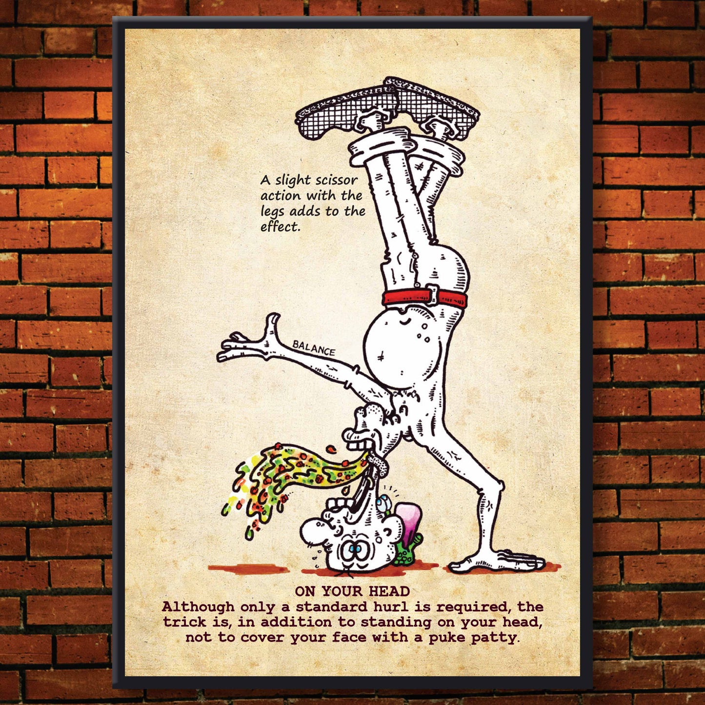 On Your Head Art Print