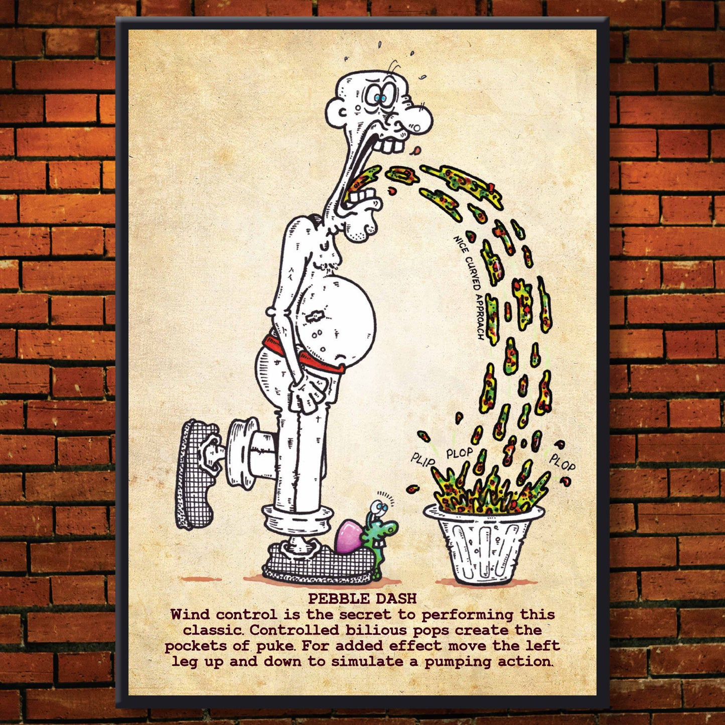 Pebble Dash Art Print