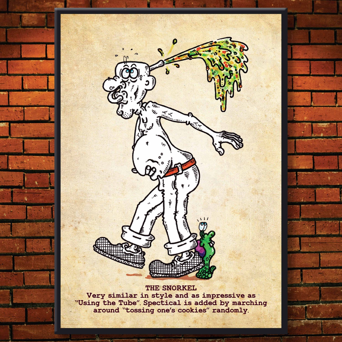 The Snorkel Art Print