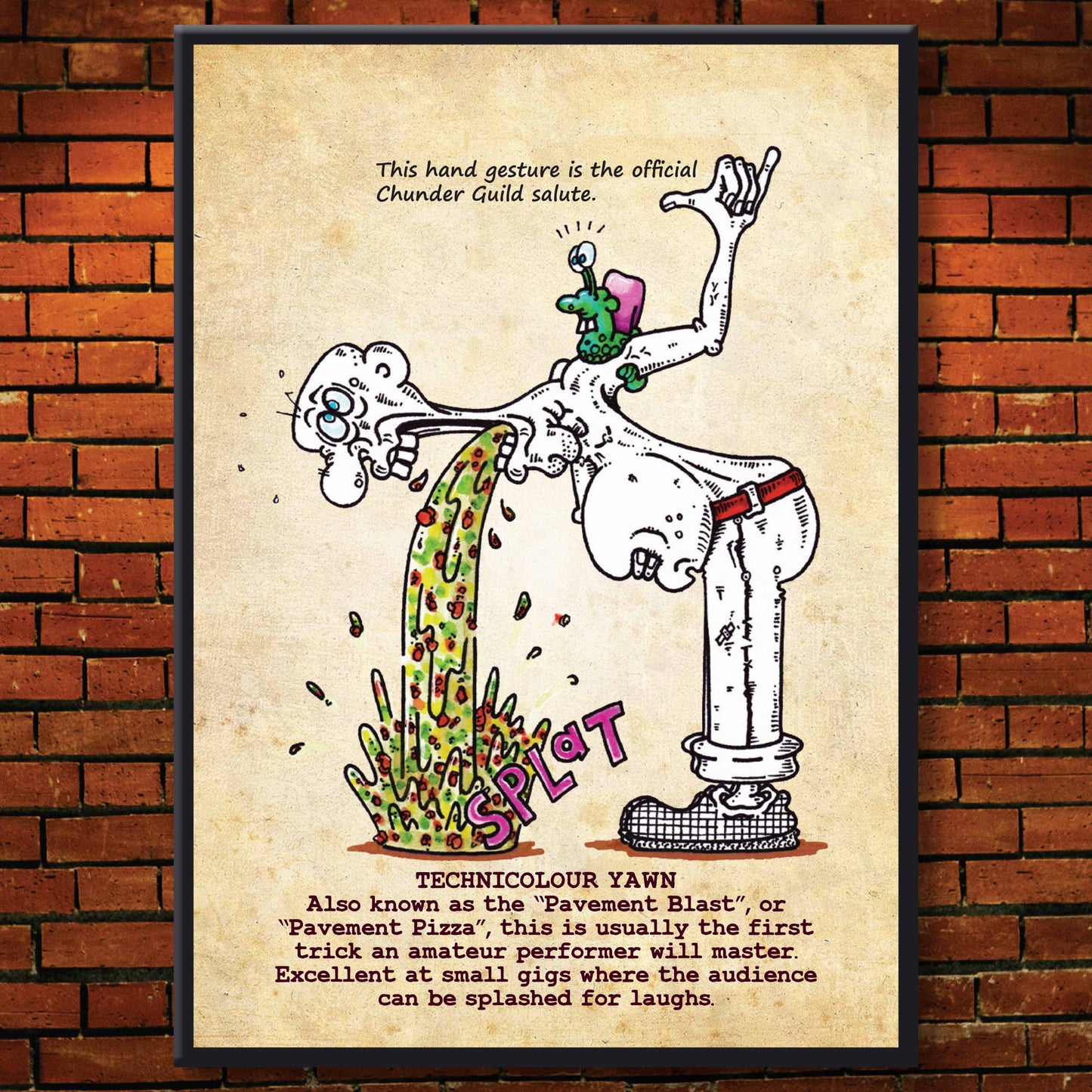 Technicolour Yawn Art Print