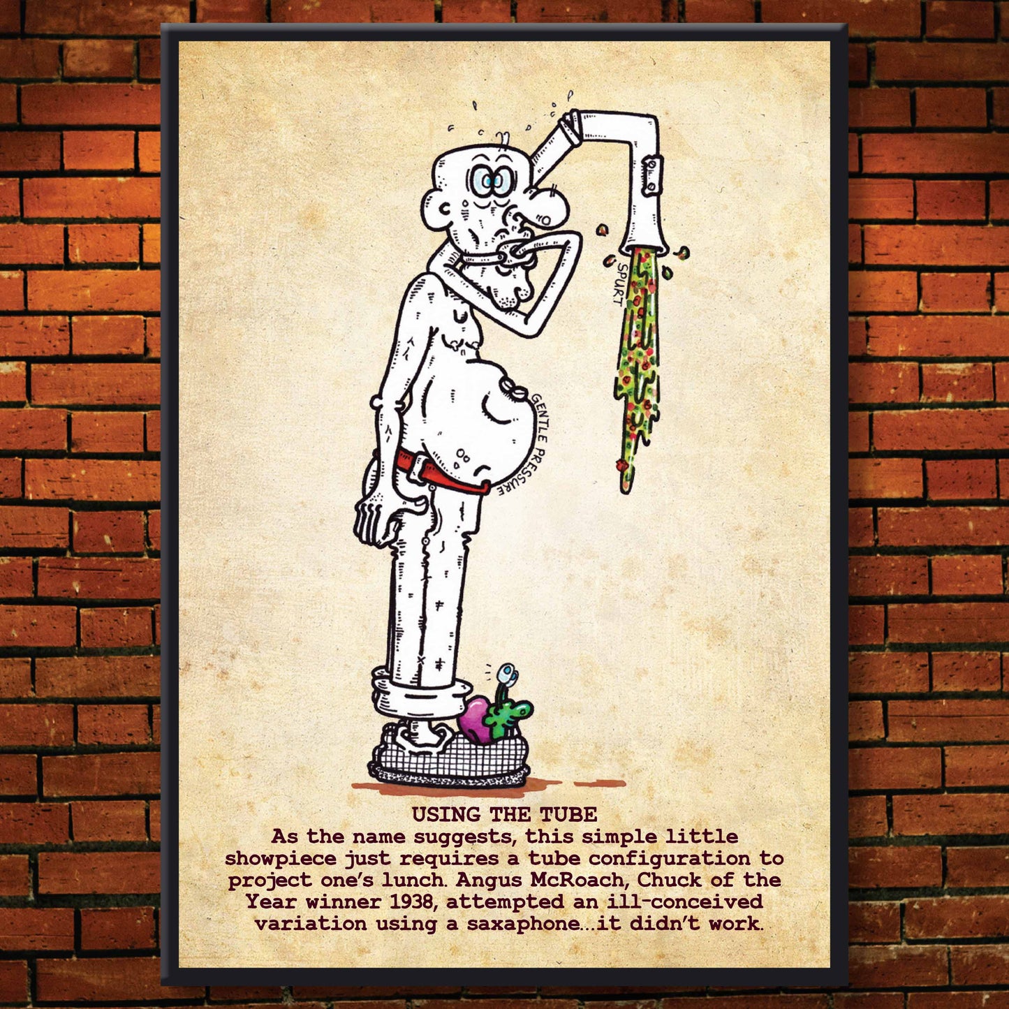 Using The Tube Art Print