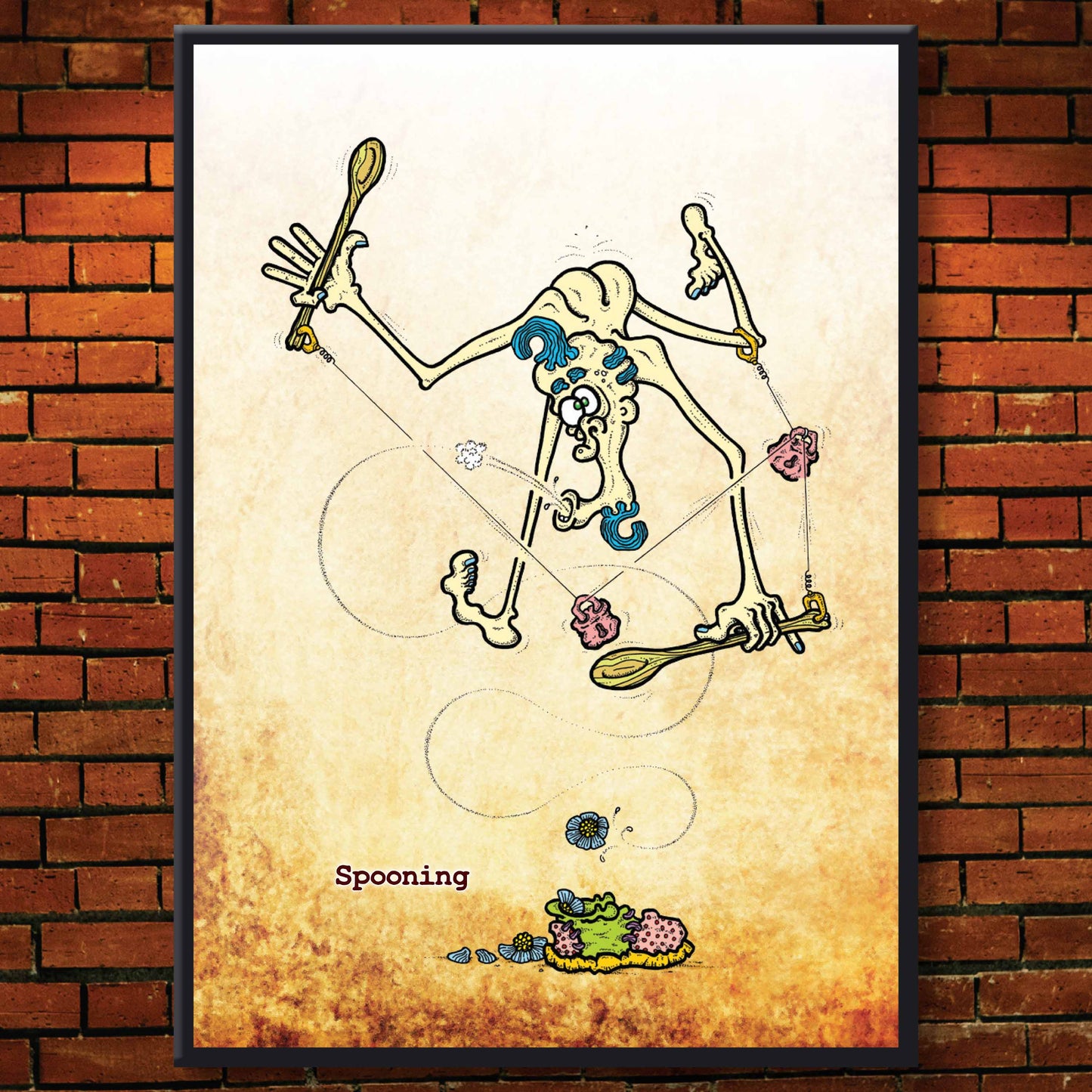 Spooning Art Print