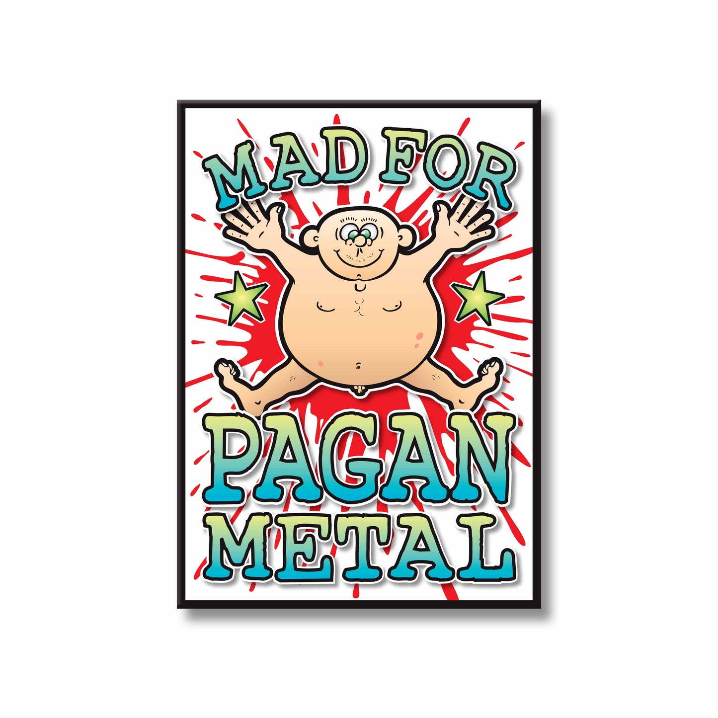 Pagan Metal Art Print / Mad For Music Poster / Wall Décor