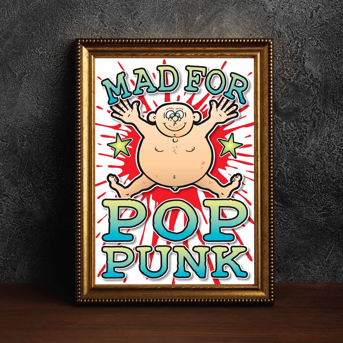 Pop Punk Art Print / Mad For Music Poster / Wall Décor