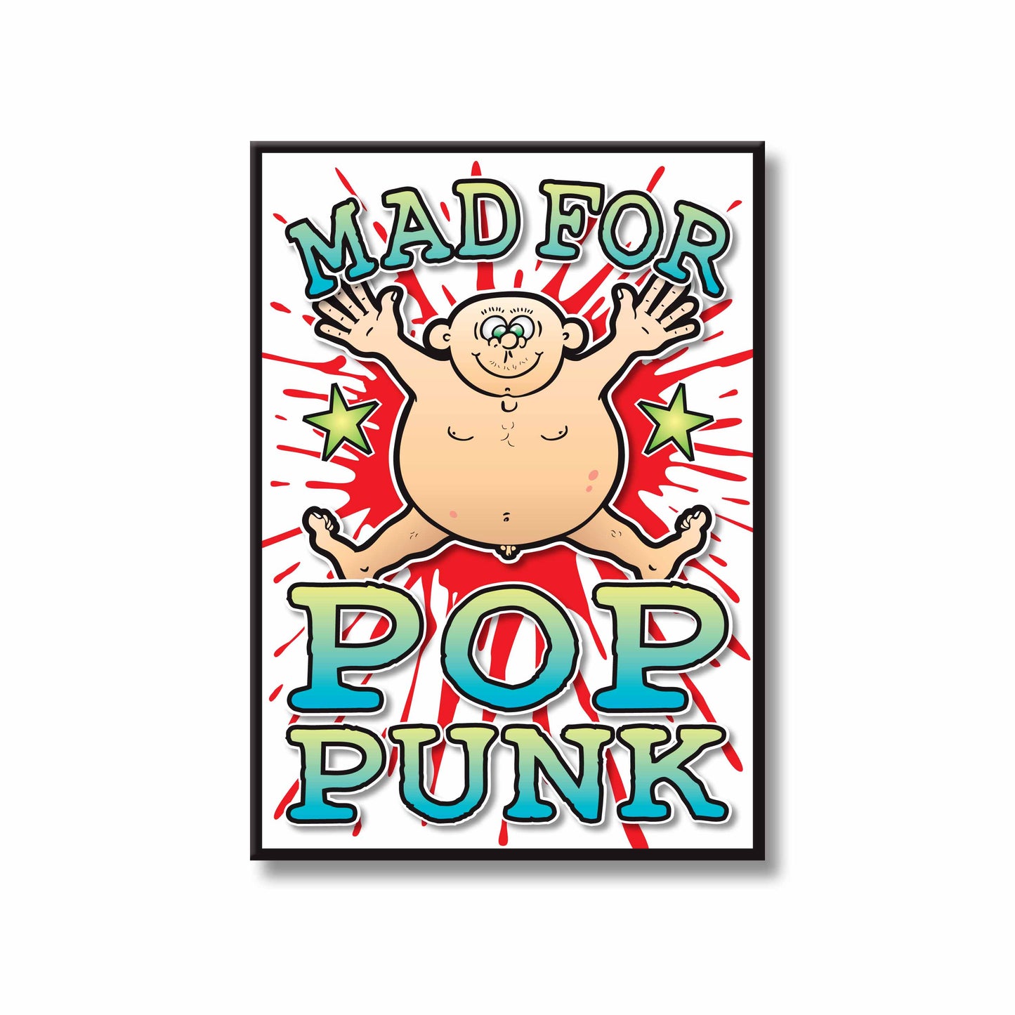 Pop Punk Art Print / Mad For Music Poster / Wall Décor