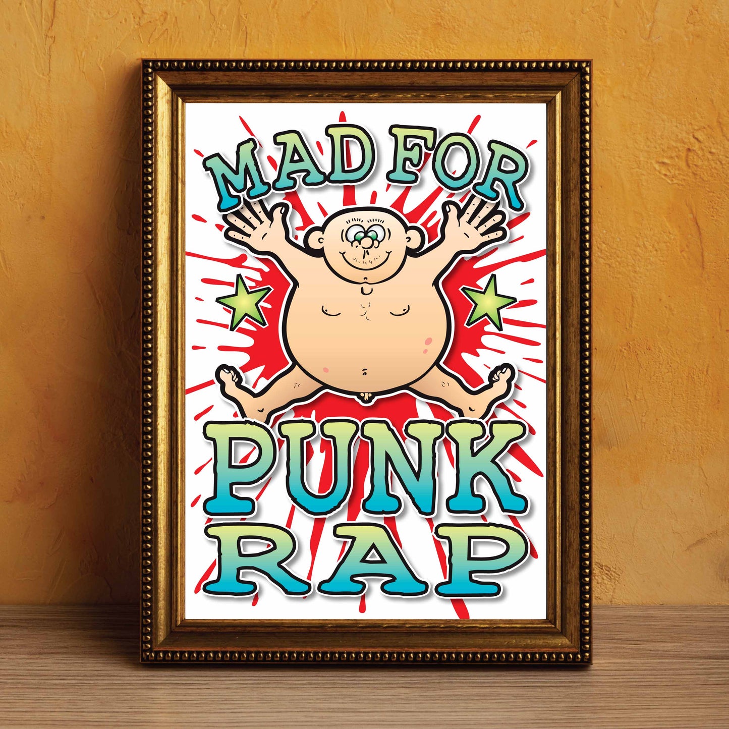 Punk Rap Art Print / Mad For Music Poster / Wall Décor