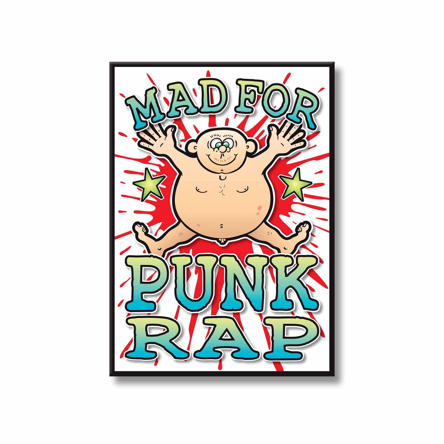 Punk Rap Art Print / Mad For Music Poster / Wall Décor